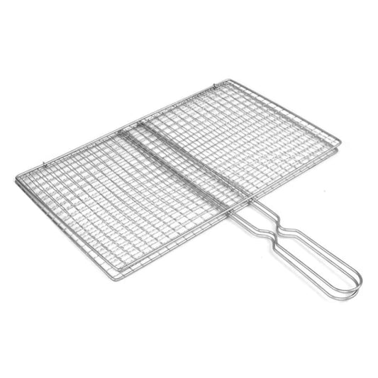 Portable Grill Basket BBQ Grill Basket Rolling Grilling Basket Stainless Steel Grill Mesh Useful Barbeque Grill Accessories